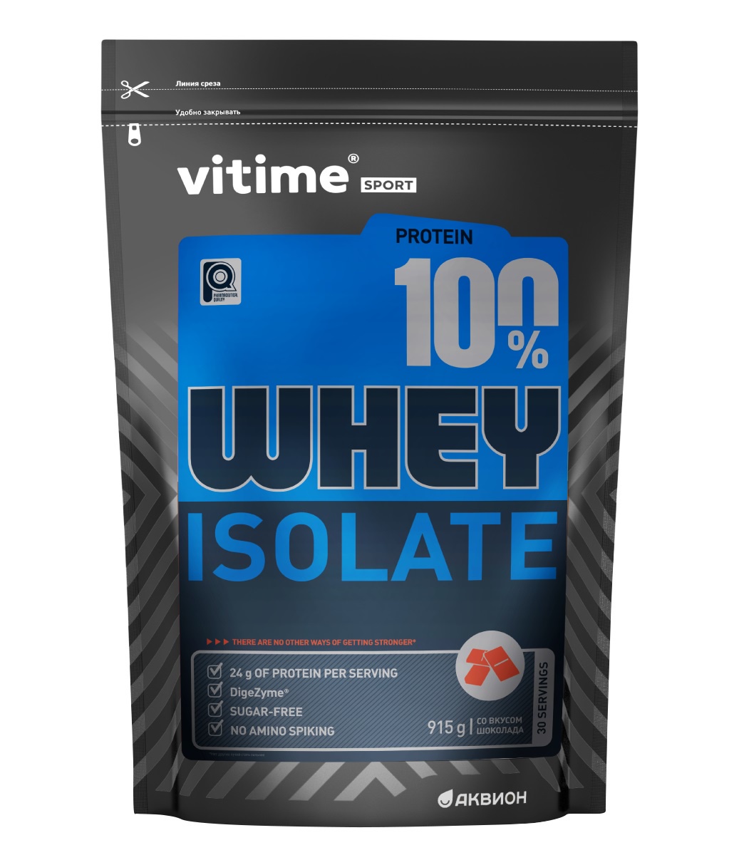 Протеин Vitime Isolate Protein со вкусом шоколада
