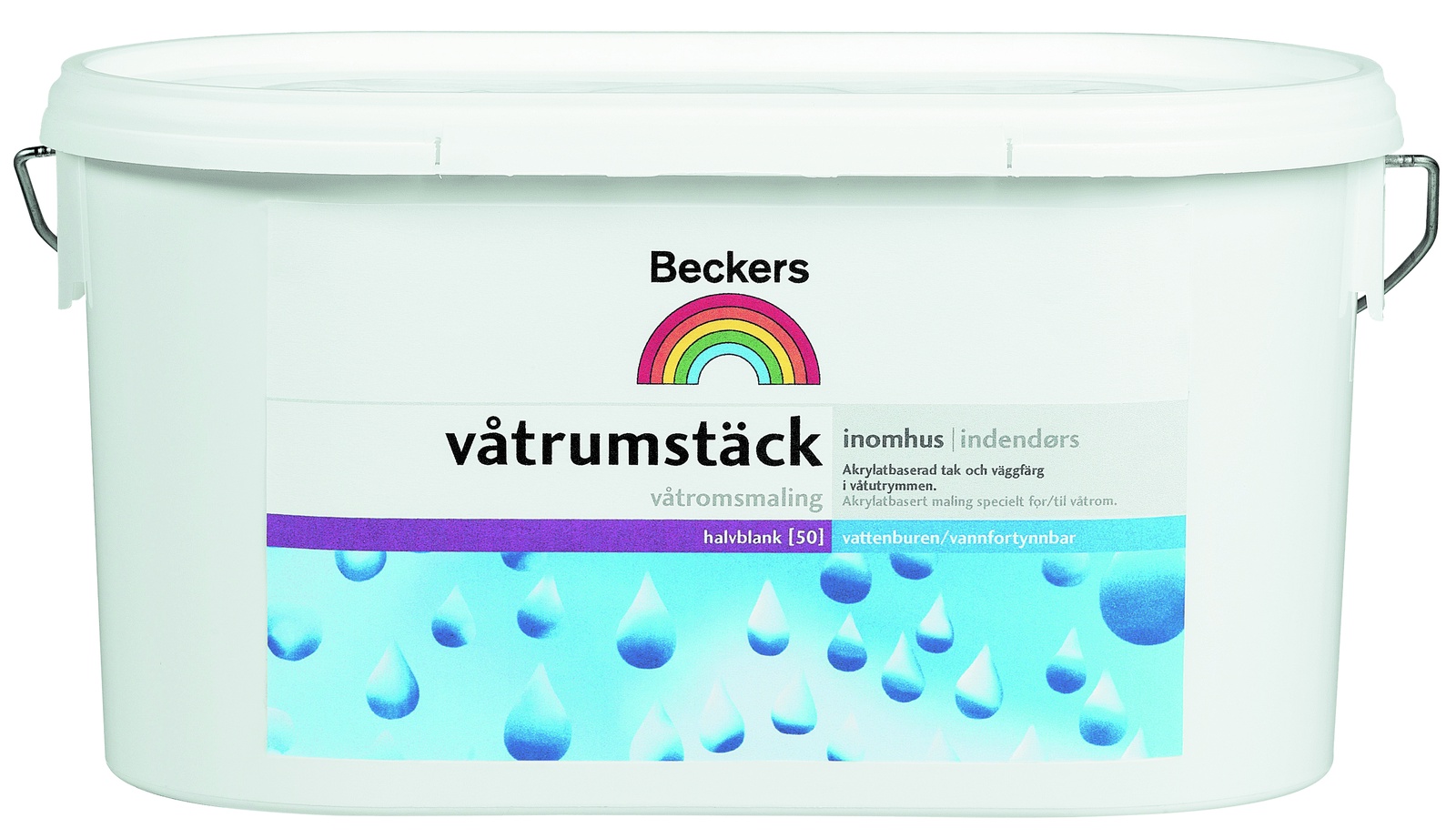 фото Краска BECKERS влагостойкая VATRUMSTACK A 9л, 050887