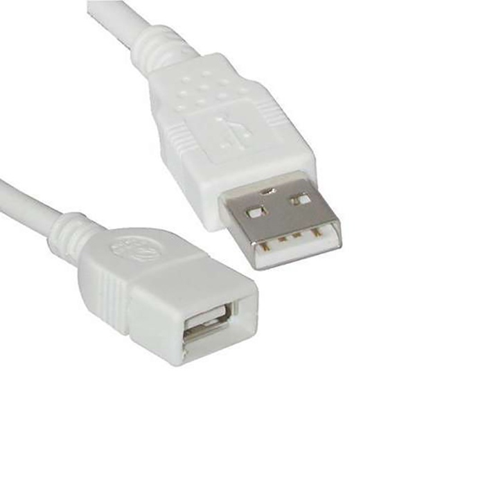 Удлинитель кабеля Mobiledata USB 2.0 (A-A), белый