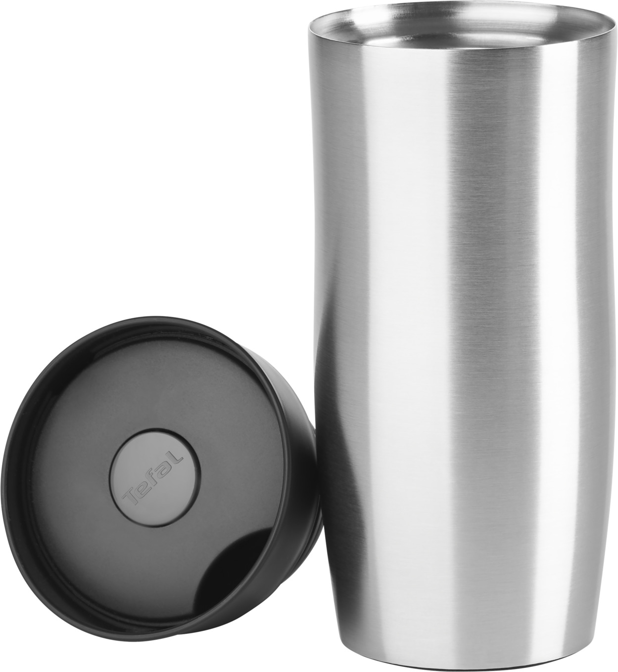 Термокружка Tefal City Mug, K3120174, серебристый, 360 мл