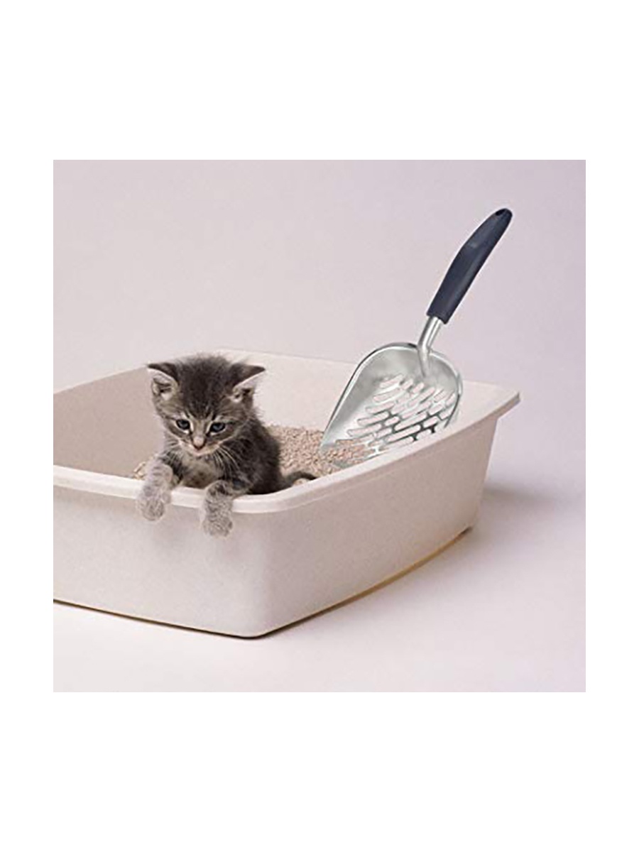 фото Средство для уборки за животными Pets & Friends для кошачьего туалета с длинной эргономичной ручкой для уборки за кошкой PF-CLS-01