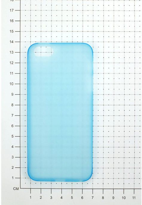 фото Чехол для сотового телефона IQ Format iPhone5 сверхтонкая, 4627087551247, голубой