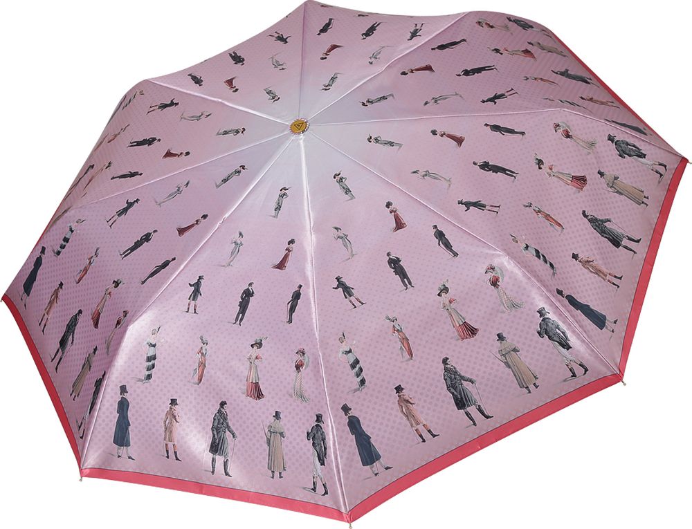 Зонт женский Fabretti, L-19111-1, розовый