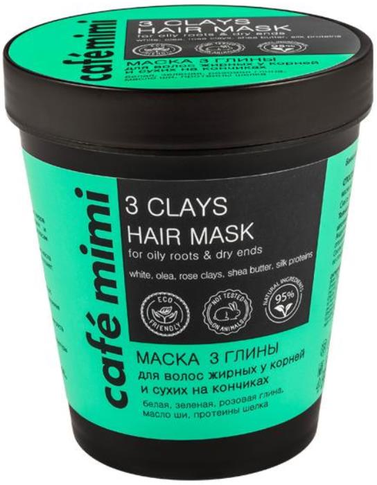 Маска для волос Cafemimi 3 Глины