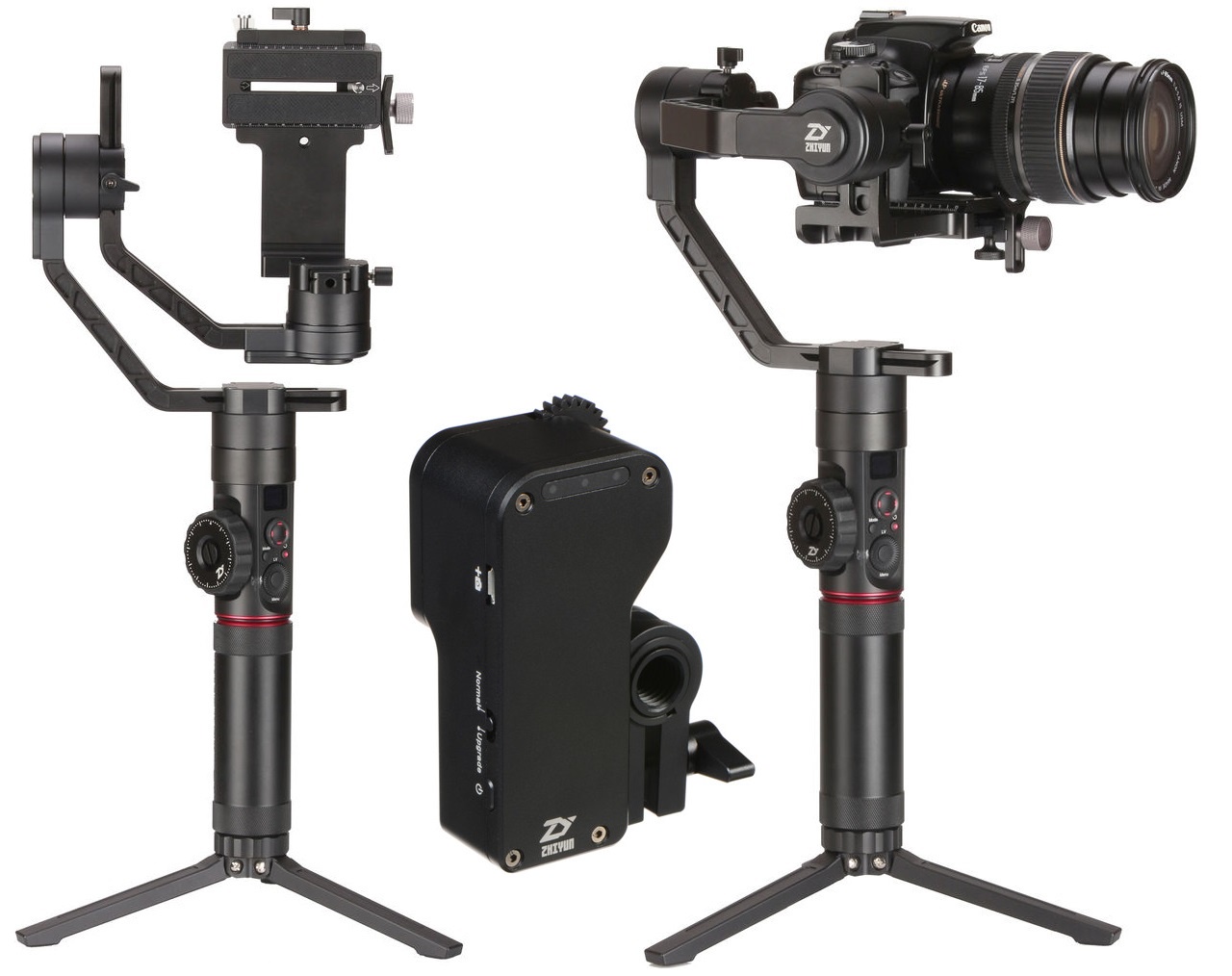 фото Стабилизатор для камеры Zhiyun Электронный стедикам Zhiyun Crane 2 (V3) + follow focus CMF-01, StcamZhSmCr2CMF01, черный