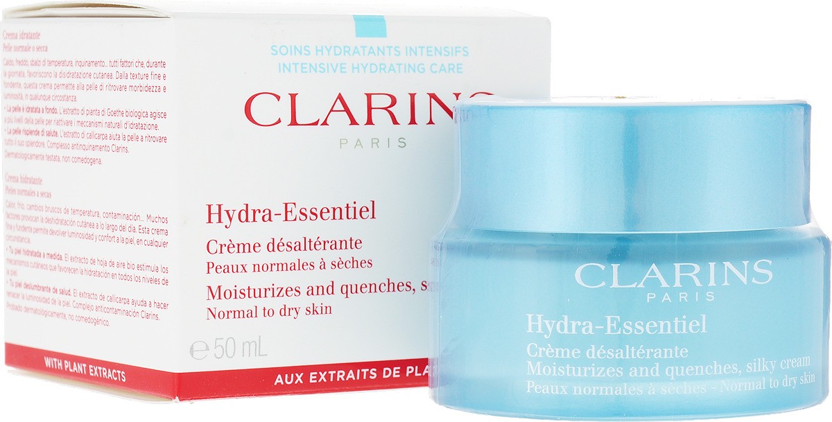 Крем clarins hydra essential. Clarins крем для лица 50мл. Hydra-essentiel от Clarins. Кларанс крем для лица увлажняющий. Clarins hydra-essentiel интенсивно увлажняющий крем для сухой кожи, 50.