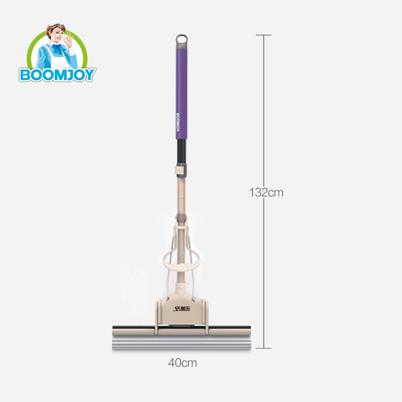 фото Швабра Boomjoy Уборка дома, JY8061, кремовый, черный, фиолетовый, серый