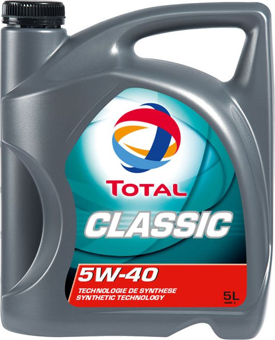 фото Моторное масло Total Classic 5W40, синтетическое, 5 л