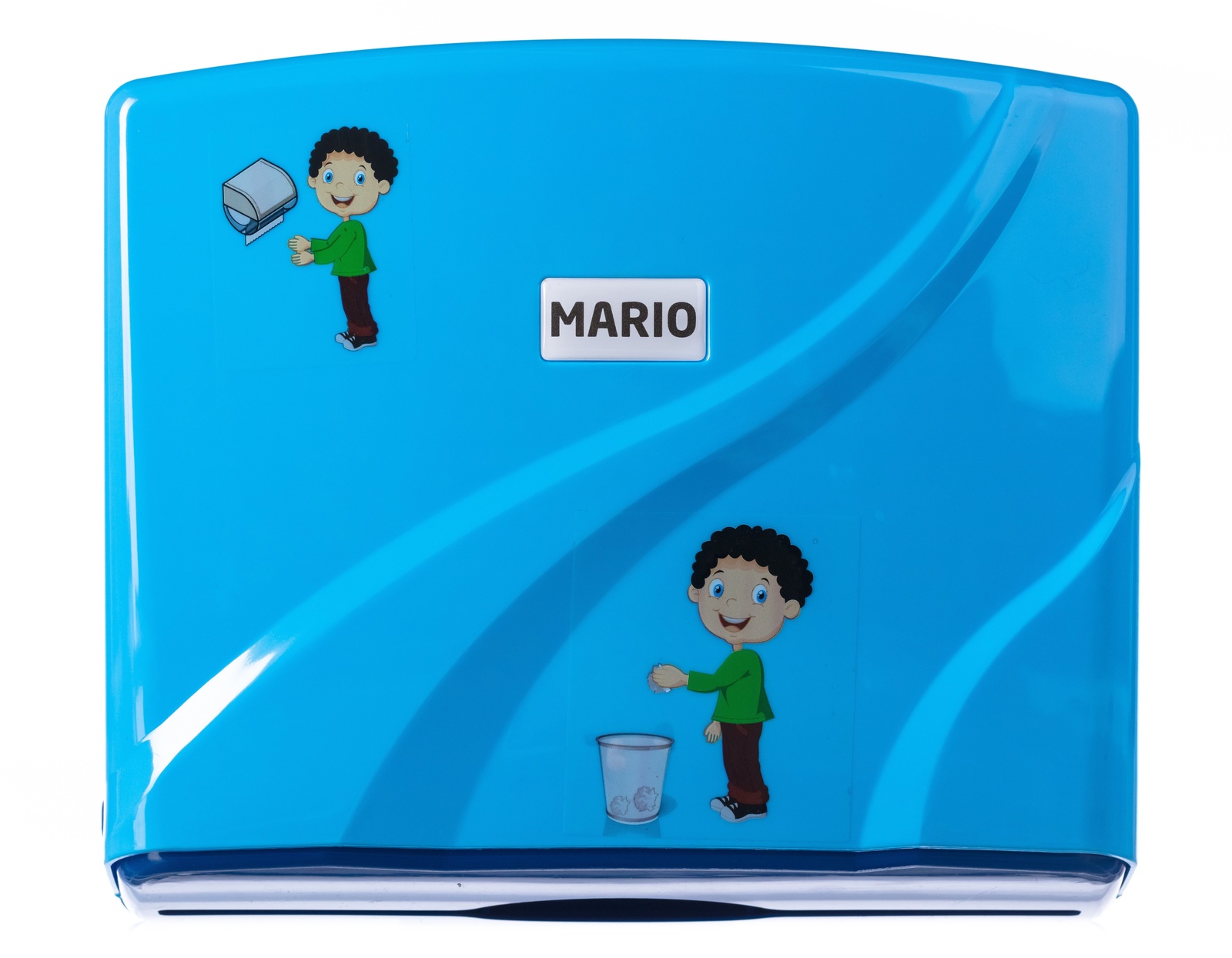 фото Диспенсер для бумажных полотенец Mario 8329, голубой, синий