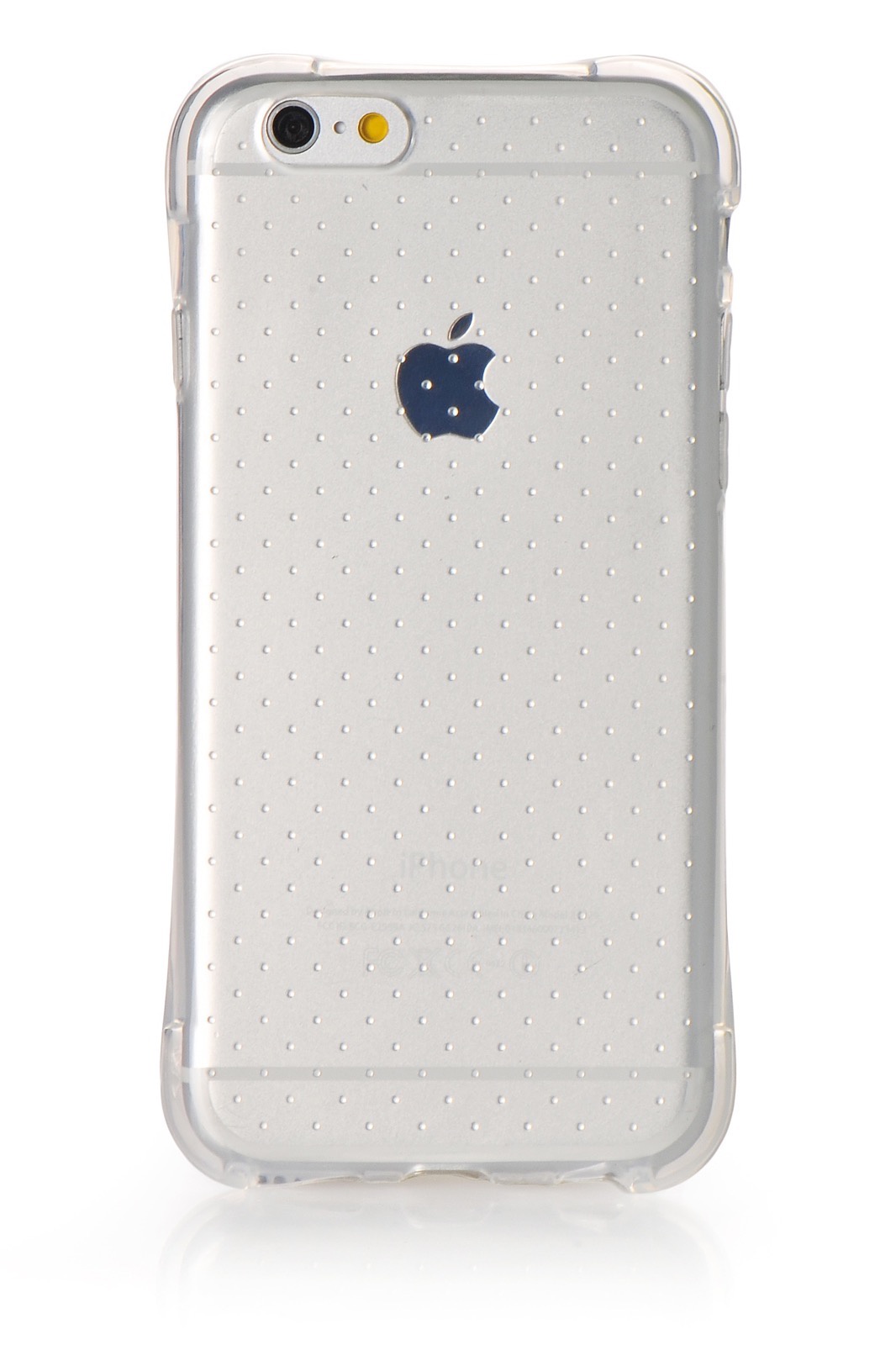 фото Чехол для сотового телефона Gurdini силикон противоударный прозрачный с точками для Apple iPhone 6 Plus/6S Plus 5.5", прозрачный