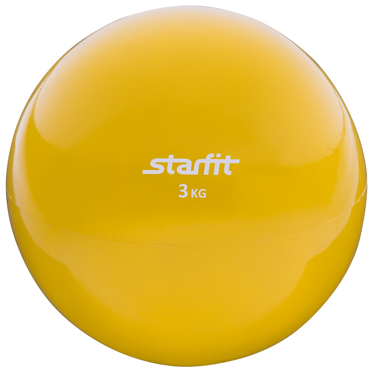 Мяч для фитнеса Starfit Медбол GB-703, 3 кг, желтый