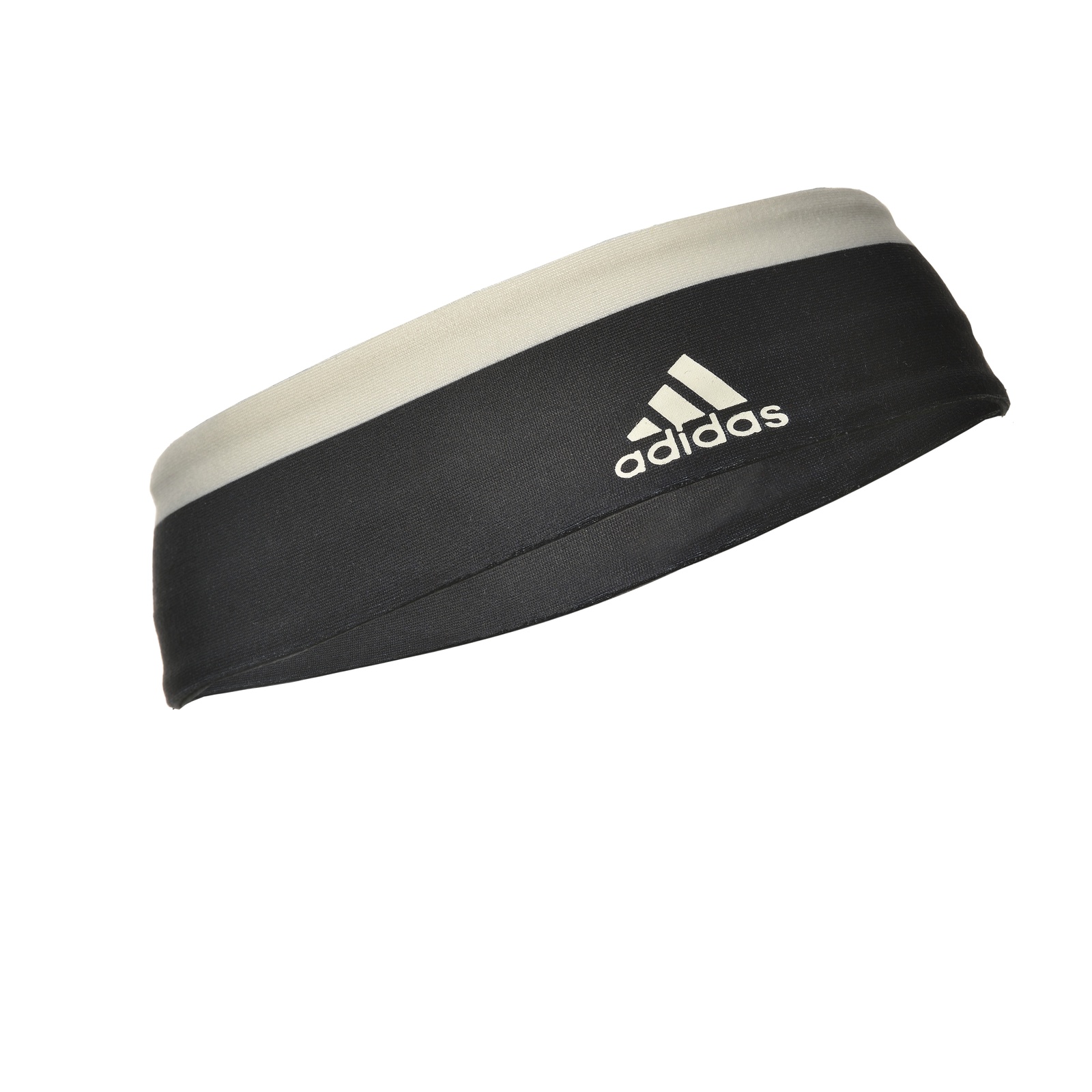 Повязка на голову спортивная Adidas ADYG-30221BKWH, черный, белый