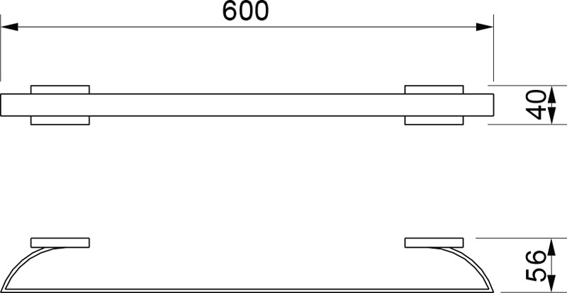 фото Держатель для полотенец Novella Basic, BS-11211