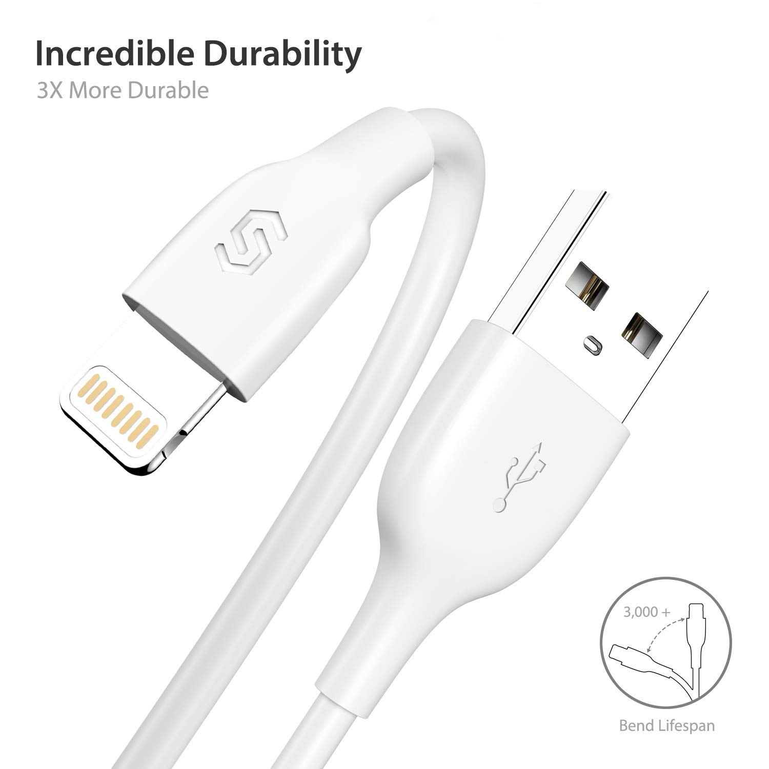 фото Кабель Syncwire Syncwire iPhone Lightning Cable, SW-LC034, белый