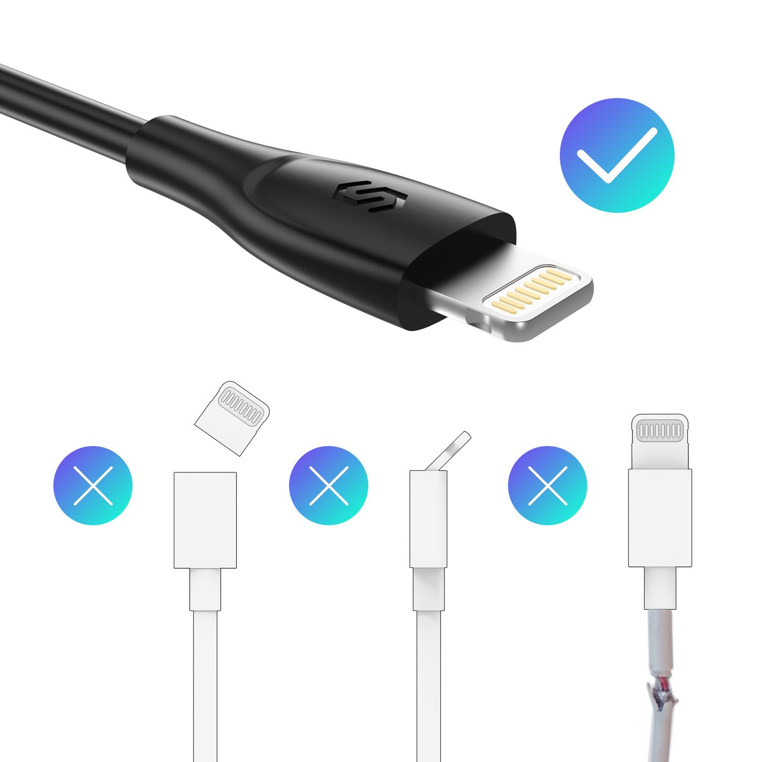 фото Кабель Syncwire Syncwire iPhone Lightning Cable, SW-LC054, черный