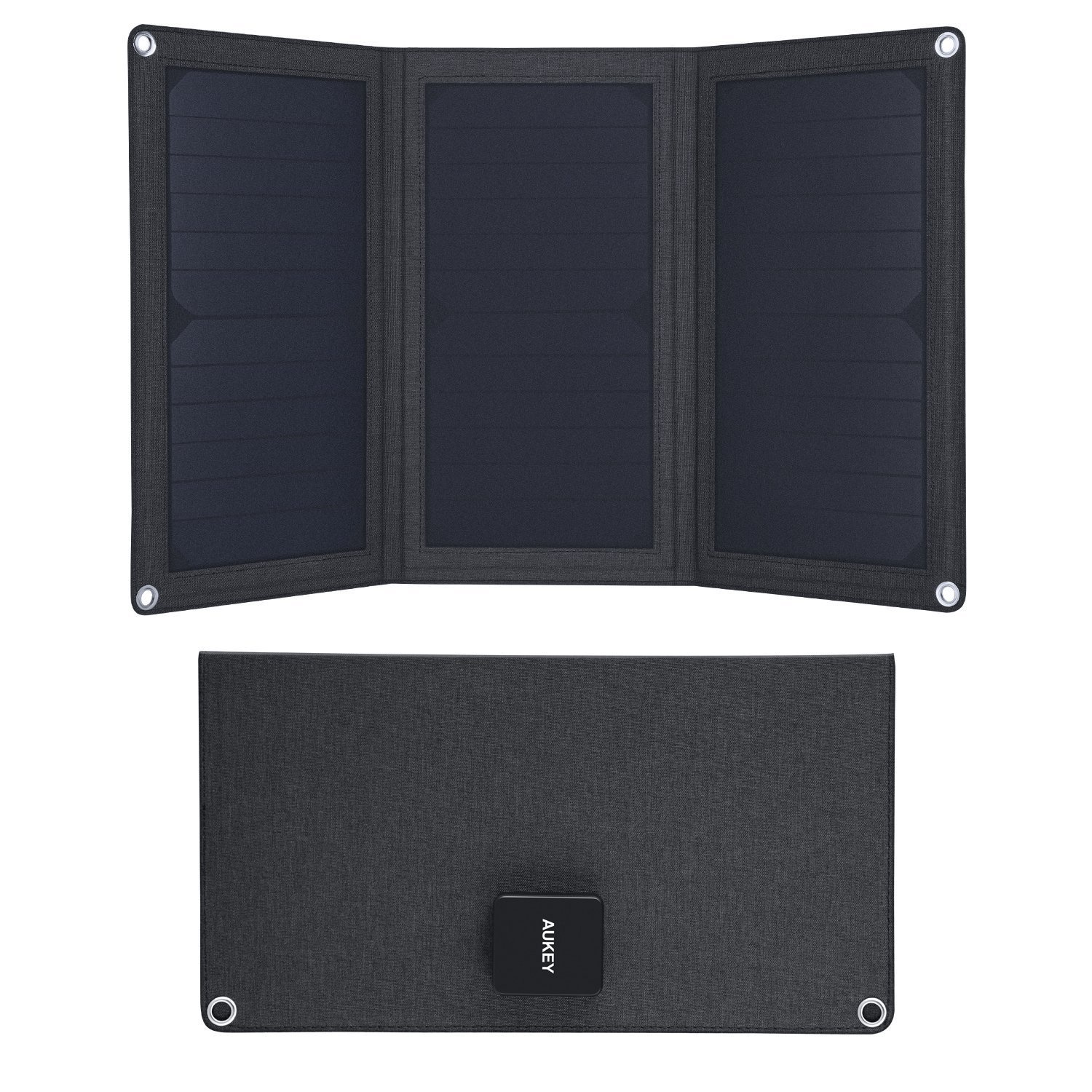 фото Солнечная панель Aukey Foldable 21W Solar Panel, темно-серый