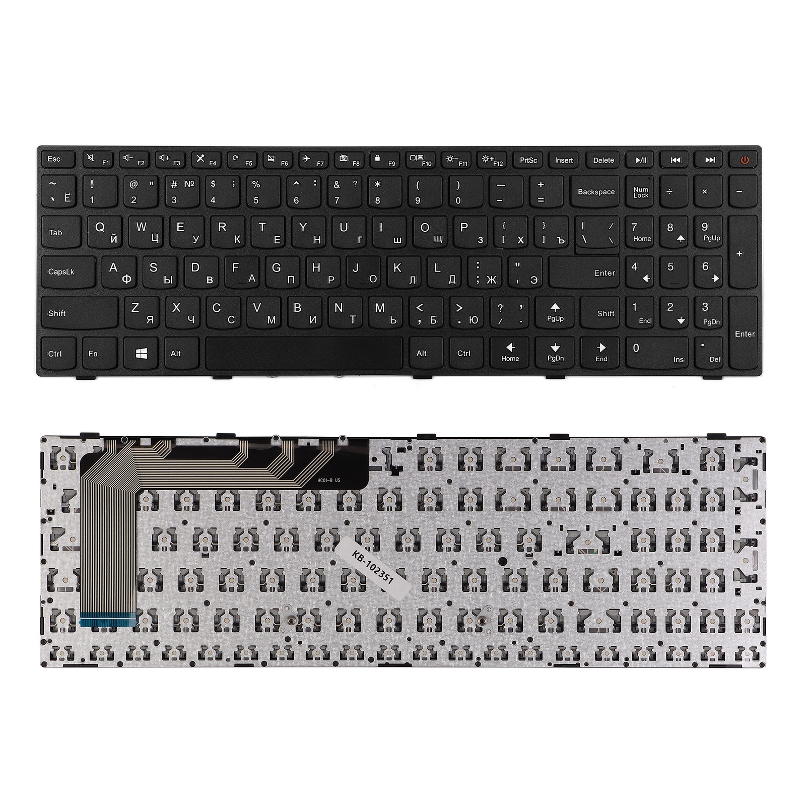 Клавиатура TopOn Lenovo IdeaPad 110-15ISK Series. Плоский Enter. С рамкой. PN: 5N20l25910, PK1311W1A05, PK131NT1A05, KB-102351, черный Клавиатура TopOn Lenovo IdeaPad 110-15ISK Series. Плоский Enter. С рамкой. PN: 5N20l25910, PK1311W1A05, PK131NT1A05, KB-102351, черный
