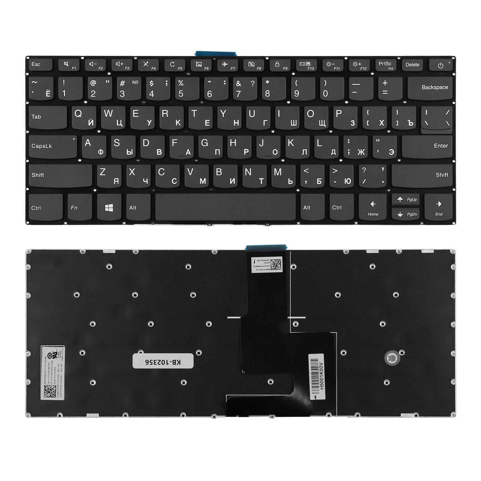 <b>Клавиатура TopOn Lenovo IdeaPad</b> 520S-14IKB Series. Плоский ...
