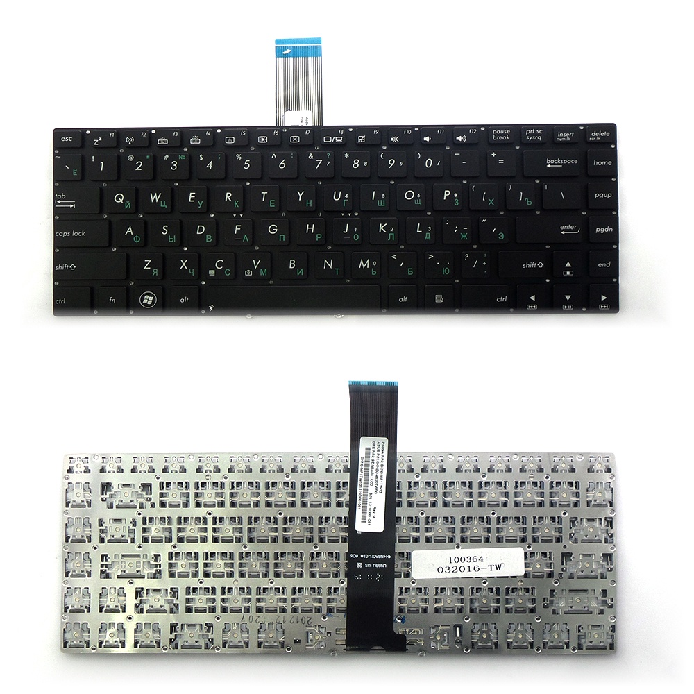 Клавиатура TopOn Asus N46, U37, U47 Series. Плоский Enter. Без рамки. PN: 9Z.N8ABQ.G01, 13GN8E1AM030-1., TOP-100364, черный клавиатура topon asus n46 u37 u47 series плоский enter без рамки pn 9z n8abq g01 13gn8e1am030 1 top 100364 черный