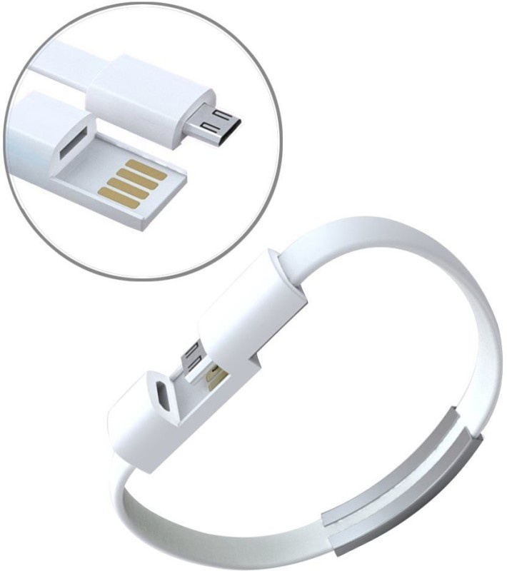 Кабель Sadko Кабель-браслет microUSB - USB, 4605181042113, белый