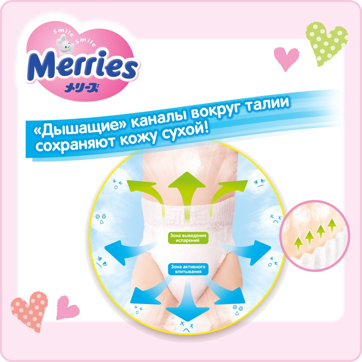 фото Merries Подгузники-трусики XL 12-22 кг 50 шт