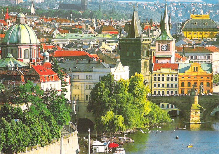 фото Почтовая открытка "Prague. The Old Town". Чехия, начало ХХI века