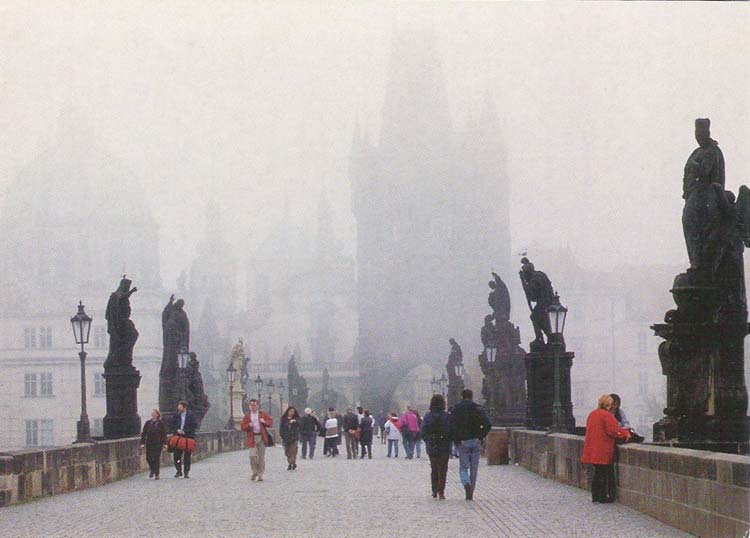 фото Почтовая открытка "Prague. Charles Bridge and Bridge Tower". Чехия, начало ХХI века