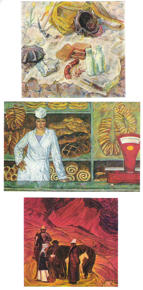 фото Молодые художники Киргрзии (набор из 13 открыток) Советский художник