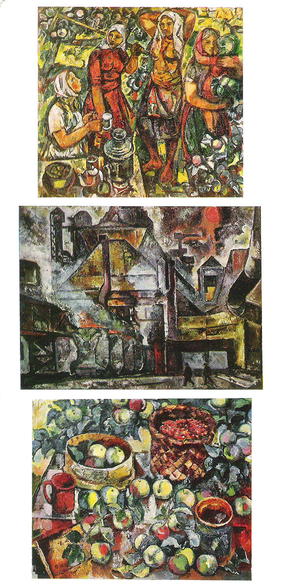 фото Натюрморты и пейзажи Дмитрия Журавлёва (набор из 13 открыток) Советский художник