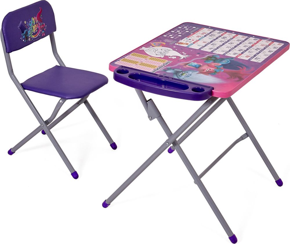 фото Комплект детской мебели Polini Kids 303 Тролли, фиолетовый