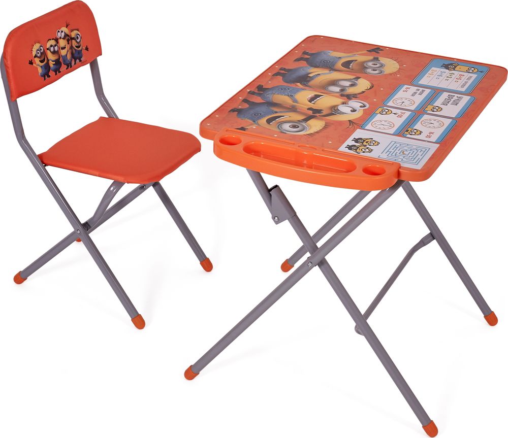 фото Комплект детской мебели Polini Kids 303 Гадкий я, оранжевый