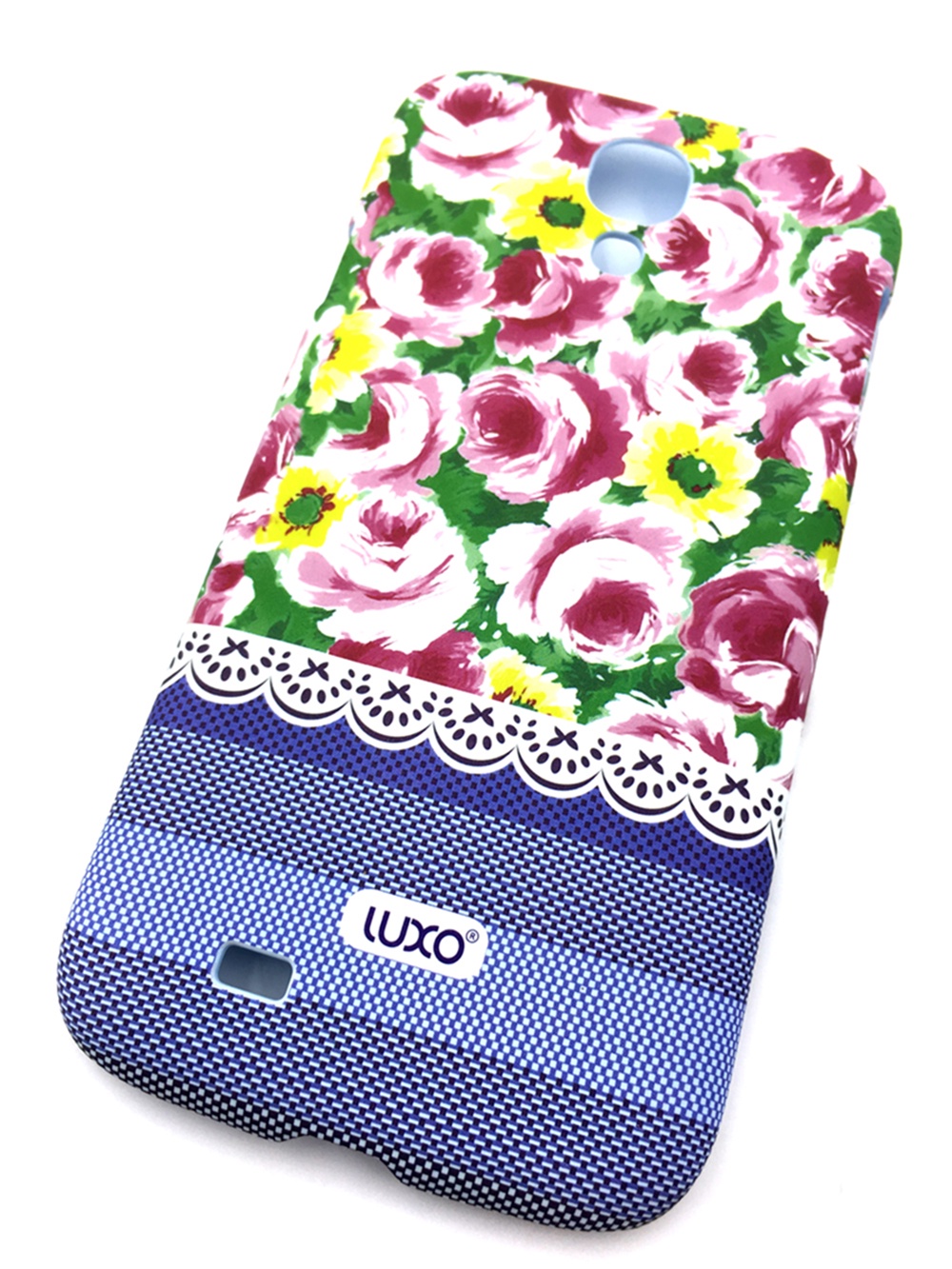 Чехол для сотового телефона Мобильная мода Samsung S4 Накладка LUXO пластиковая с нескользящим покрытием (Elegant Flower), 10401