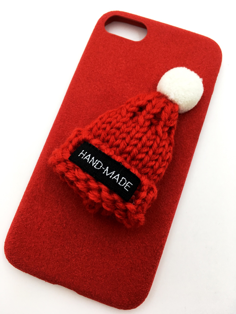 фото Чехол для сотового телефона Мобильная мода iPhone 6/6S Накладка с вязанной шапочкой, 6452A, красный