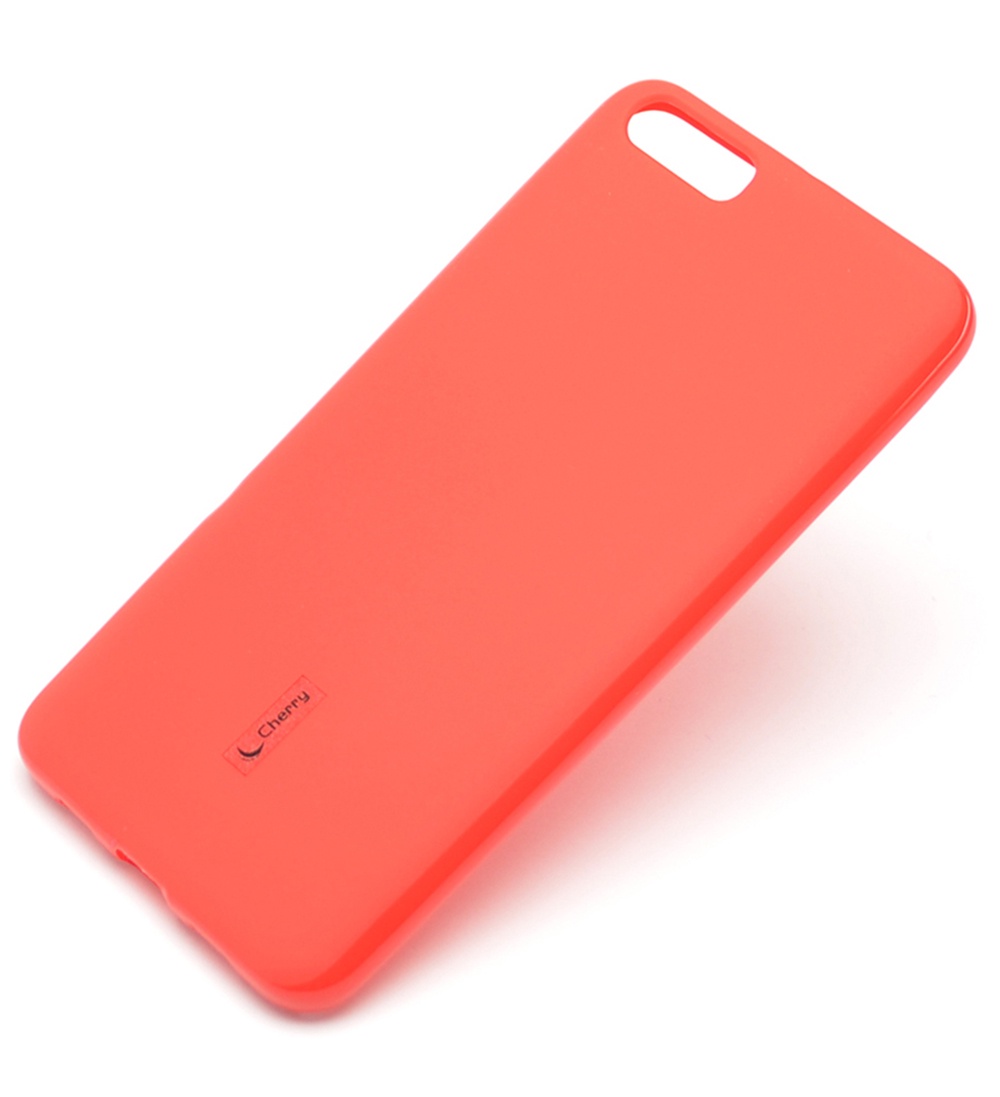 Чехол для сотового телефона Мобильная мода Xiaomi Mi6 plus Накладка резиновая с пленкой на экран Cherry, красный