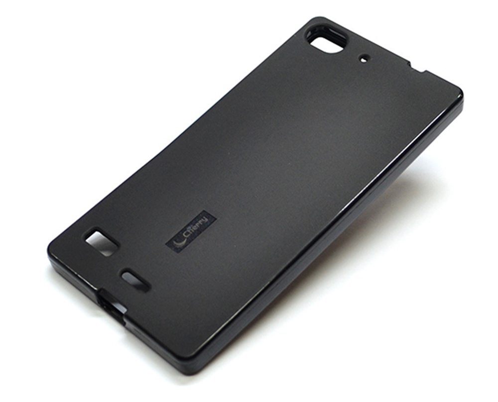 Чехол для сотового телефона Cherry Lenovo VIBE X2 Накладка резиновая с пленкой на экран, черный