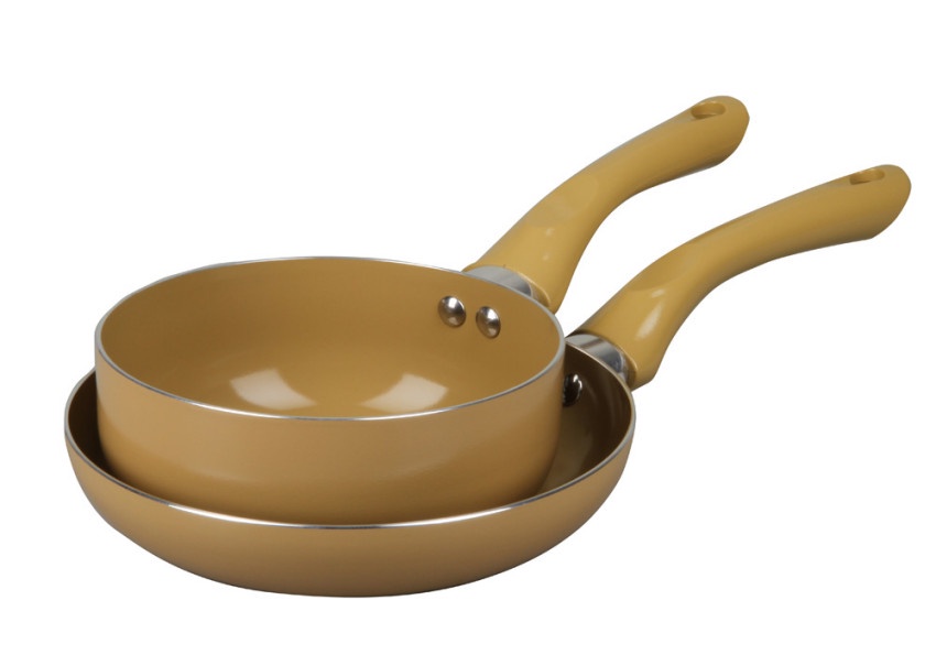 фото Набор посуды для приготовления Pomi d’Oro Набор: сковорода 20см, соусник 16см Friggere, коричневый Pomi d'oro