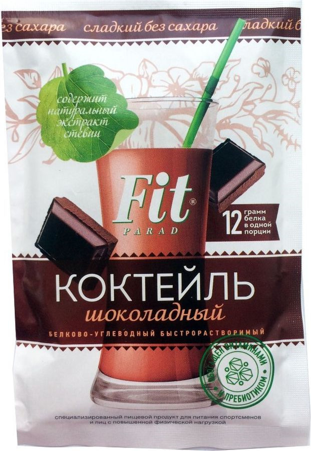 фото Коктейль злаковый FitPARAD Шоколад, 30 г