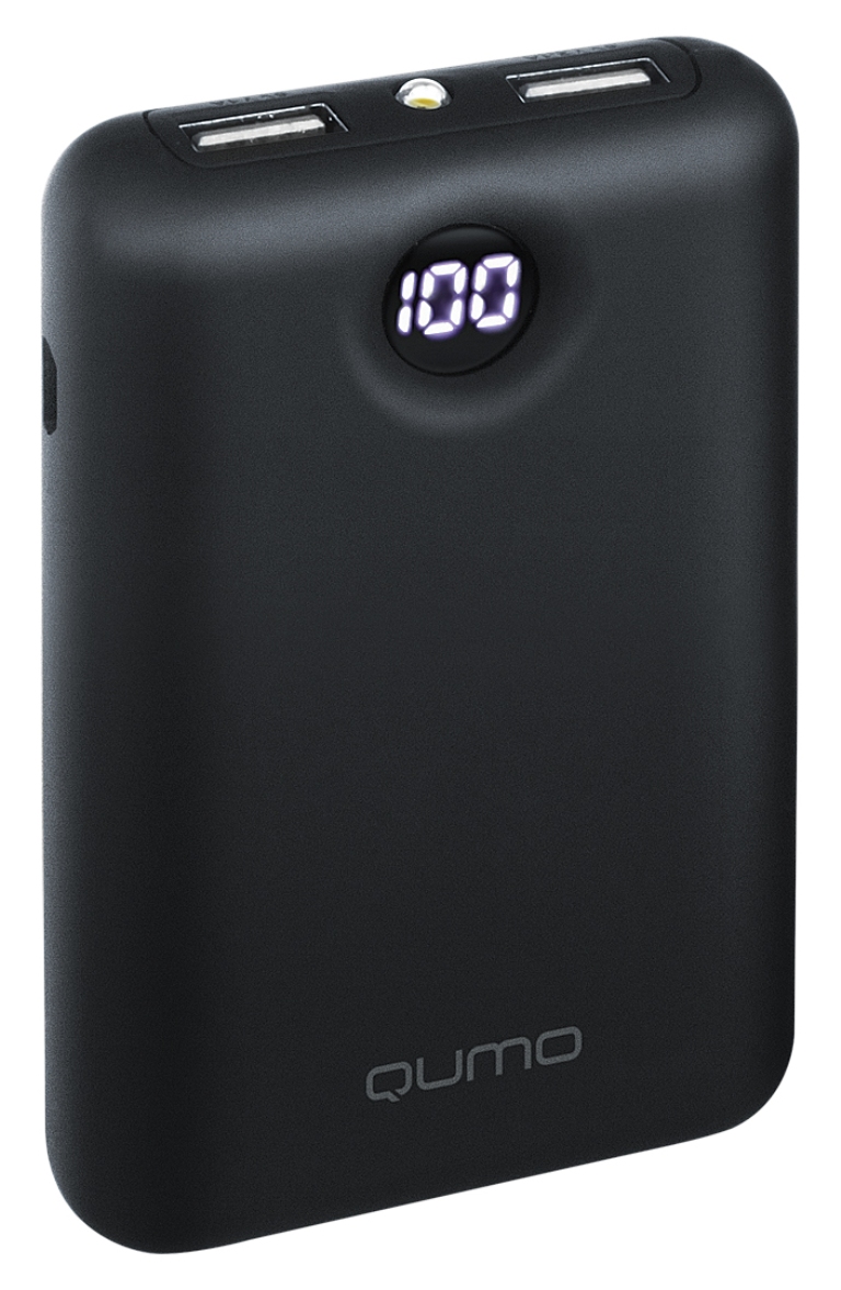 фото Внешний аккумулятор Qumo PowerAid 6600 (V2), 6600 mAh, 24263, черный