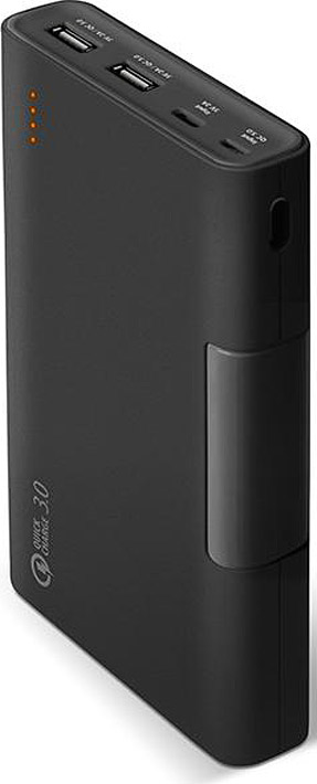 фото Внешний аккумулятор Qumo PowerAid, 15600 mAh, 24110, черный