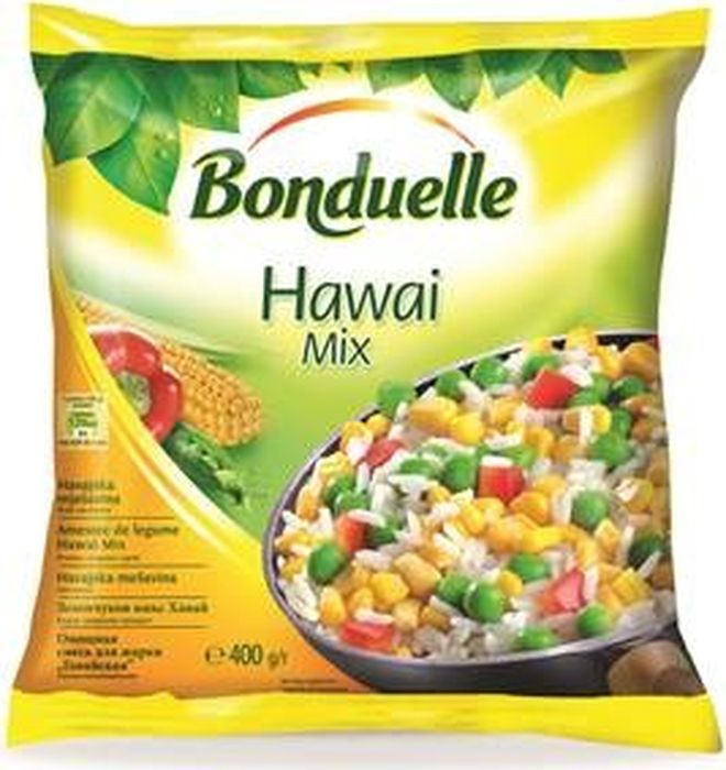 Смесь замороженная Bonduelle овощная смесь для жарки Гавайская, 405 г