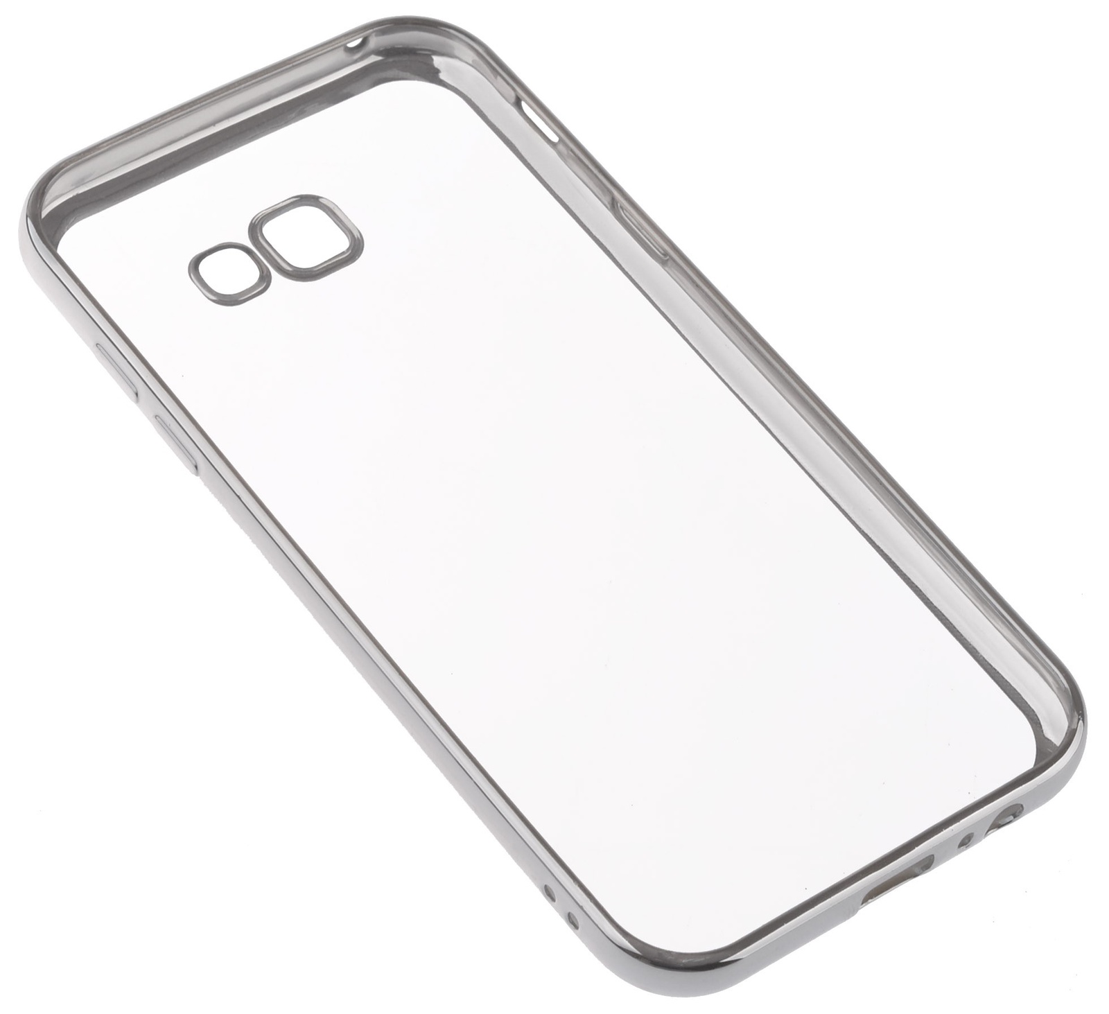 фото Чехол для сотового телефона skinBOX Silicone chrome border, 4630042529434