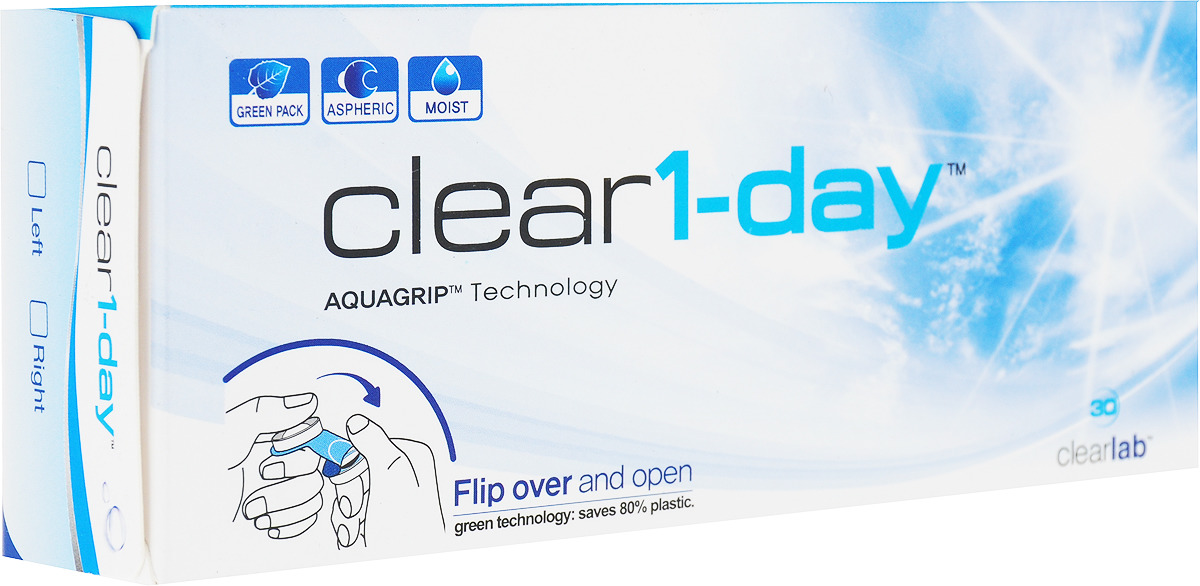 First clear. Clear 1-Day. Clearlab контактные линзы Clear 1-Day (30бл), 30 шт., -5.50 / 8.7/. Clear 1-Day (30 линз). Clearlab линзы.