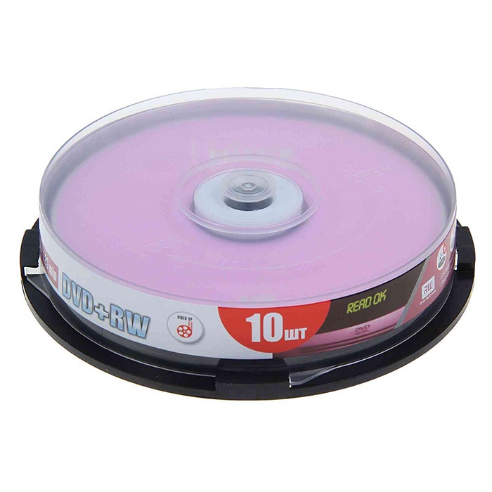 DVD-RW Mirex 4.7GB Cake Box (10 шт)