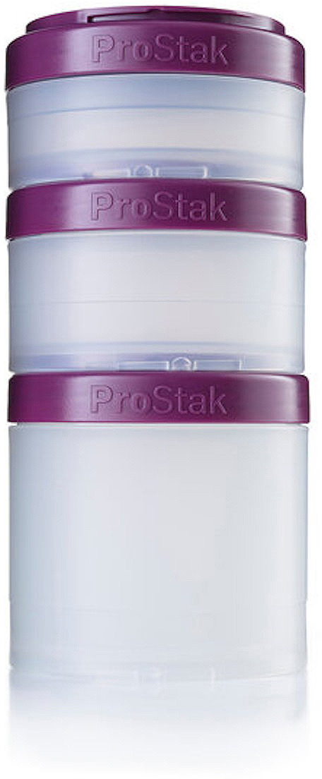 фото Набор спортивных контейнеров BlenderBottle ProStak Expansion Pak с таблетницей, BB-PREX-CPLU, фиолетовый, 4 предмета