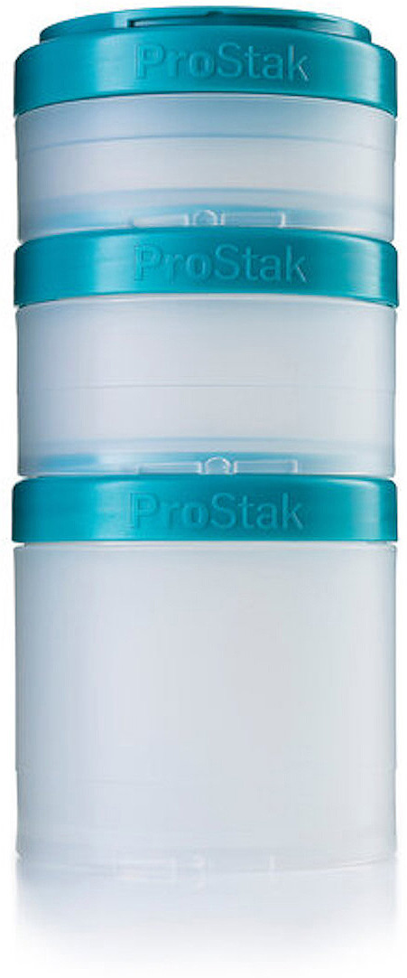 фото Набор спортивных контейнеров BlenderBottle ProStak Expansion Pak с таблетницей, BB-PREX-CTEA, голубой, 4 предмета