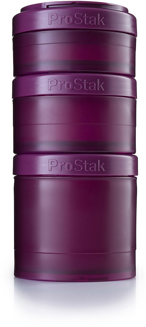 фото Набор спортивных контейнеров BlenderBottle ProStak Expansion Pak с таблетницей, BB-PREX-FPLU, фиолетовый, 4 предмета