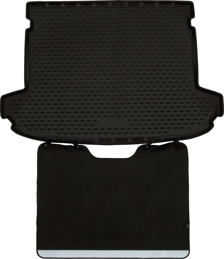 Коврик в багажник ELEMENT с функцией защиты бампера Econom для Kia Sportage, 2016->, кросс.