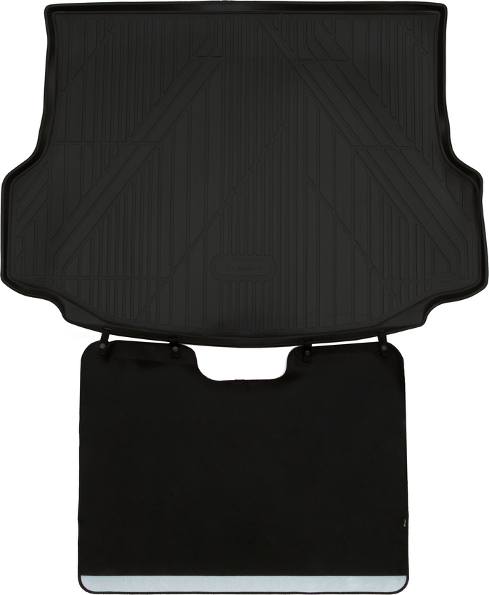 Коврик в багажник ELEMENT с функцией защиты бампера Econom для Toyota Rav 4, 2015->, кросс., с докаткой