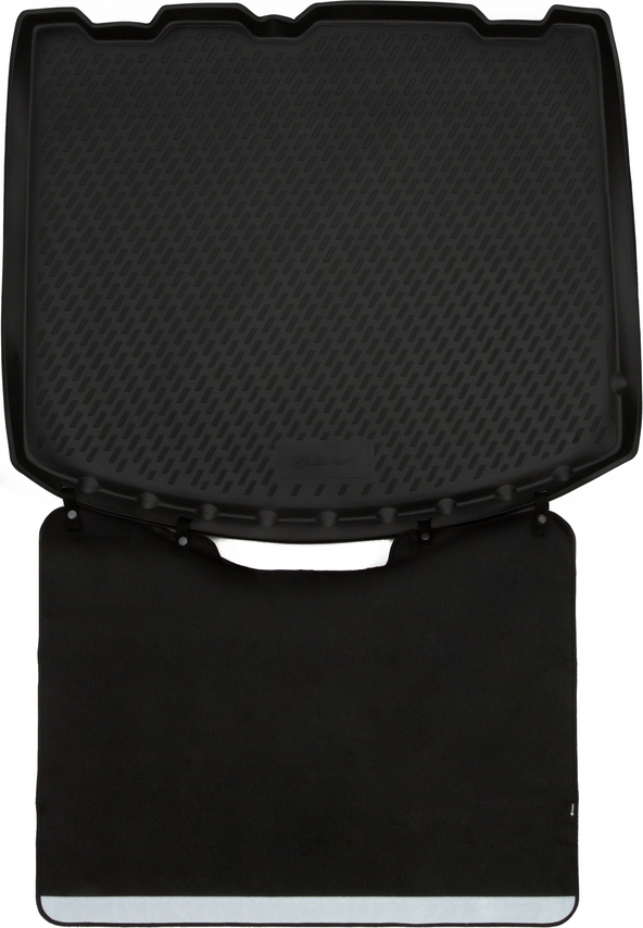 Коврик в багажник ELEMENT с функцией защиты бампера Econom для Ford Kuga, 2013->, кросс.