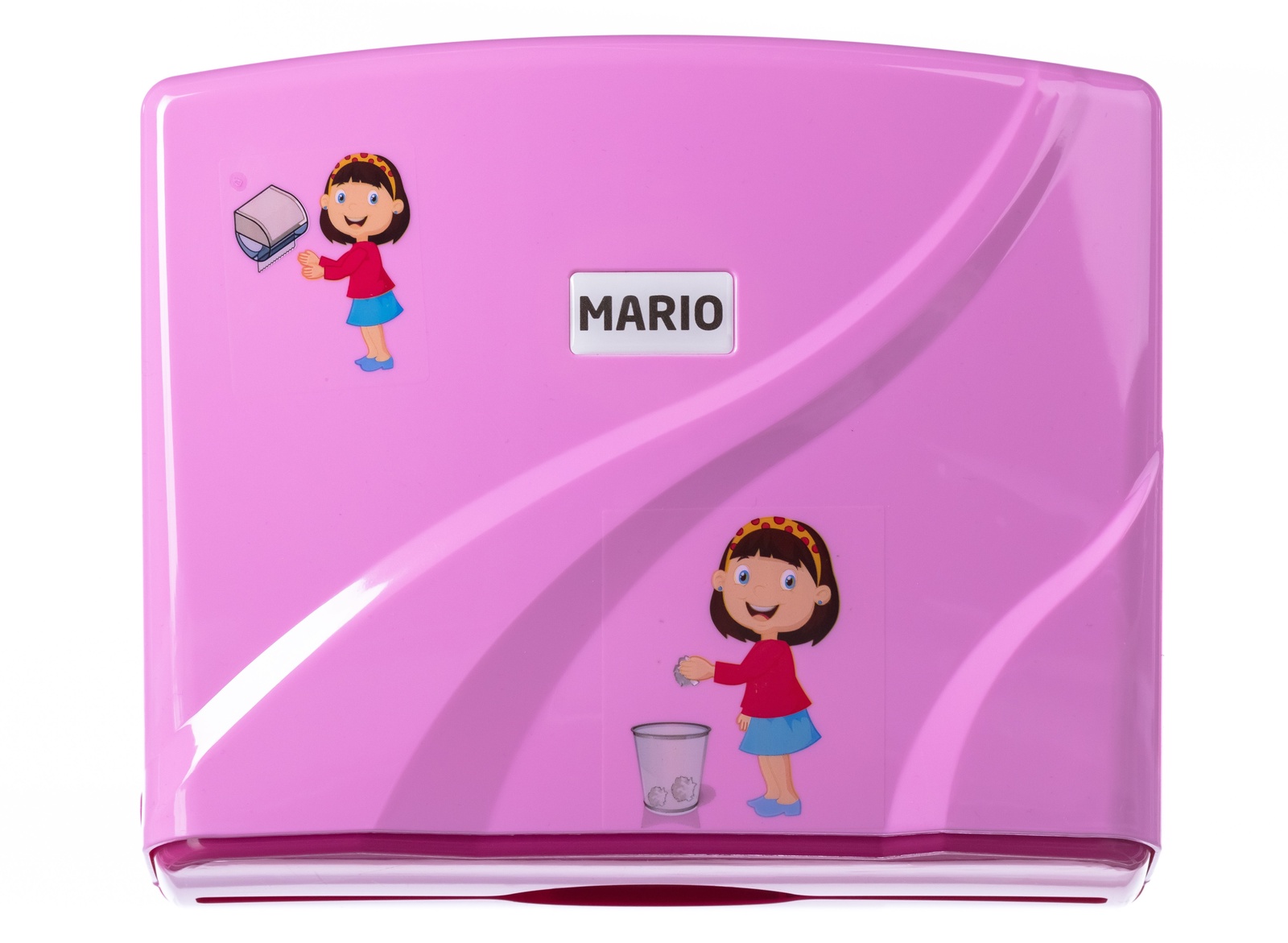 фото Диспенсер для бумажных полотенец Mario 8329, розовый, светло-розовый, сиреневый